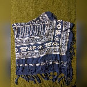 Boho cotton scarf